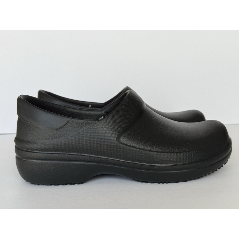 NEW Crocs NERIA PRO II LiteRide Work Clogs Women's Sz 12 Black Slip Resistant